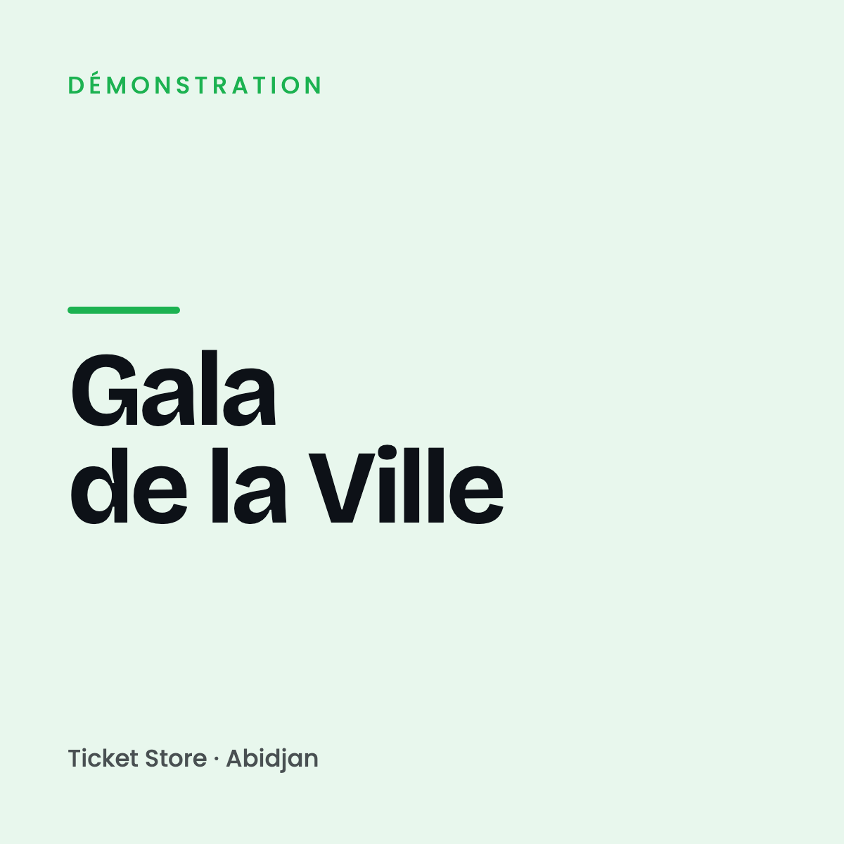 Gala de la Ville (démonstration)